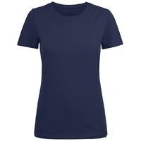 Футболка женская Ladies American U темно-синяя, размер S