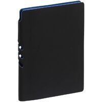 Ежедневник Flexpen Black, недатированный, черный с синим