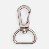 Застежка-карабин Snap Hook, M, серебристая