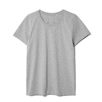 Футболка женская T-bolka Stretch Lady, серый меланж, размер S