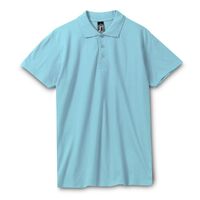 Рубашка поло мужская Spring 210 бирюзовая, размер XL
