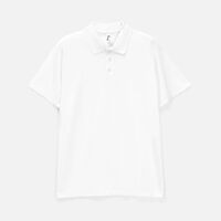 Рубашка поло мужская Prescott men 170 белая, размер S