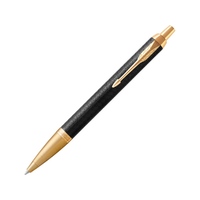 Шариковая ручка Parker IM Premium Black GT, стержень: M, цвет чернил: blue, в подарочной упаковке.
