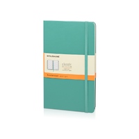 Записная книжка Moleskine Classic (в линейку) в твердой обложке, Large (13х21см), морская волна