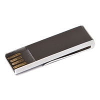 USB-флешка на 64 ГБ в виде зажима для купюр, серебро