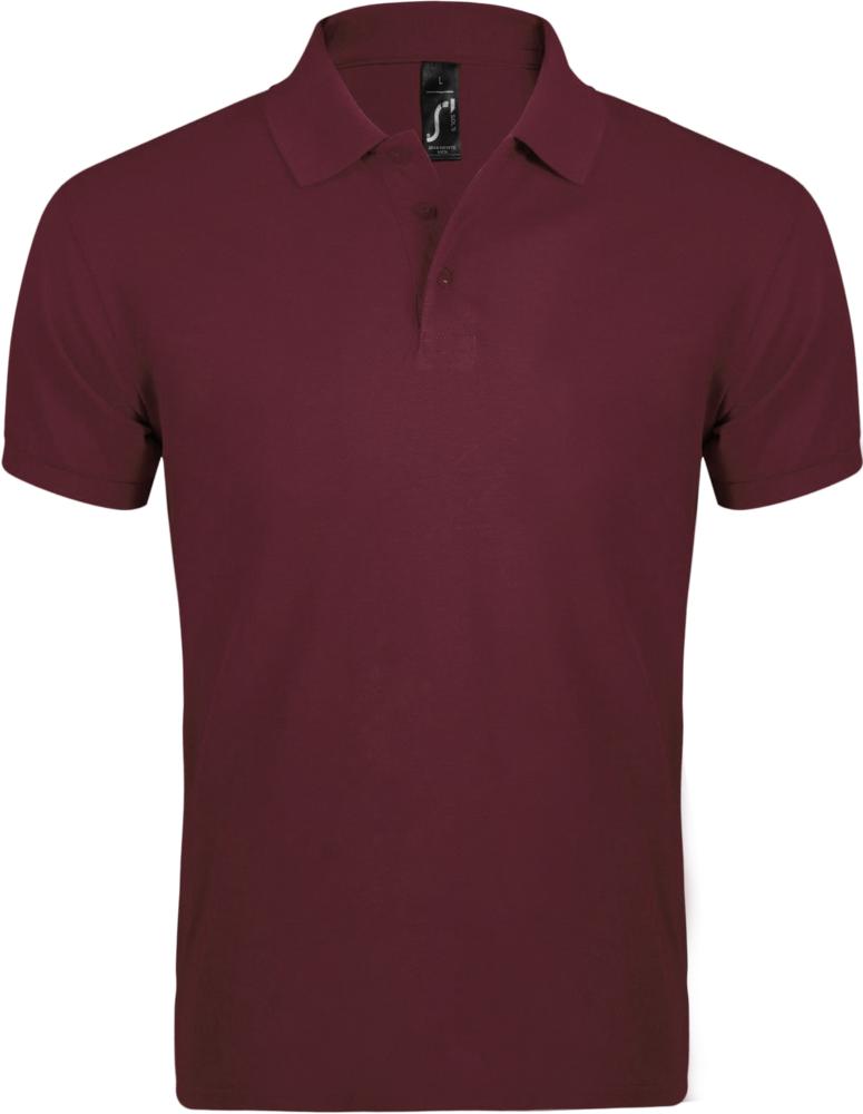 Рубашка поло мужская Prime Men 200 бордовая, размер 3XL-1