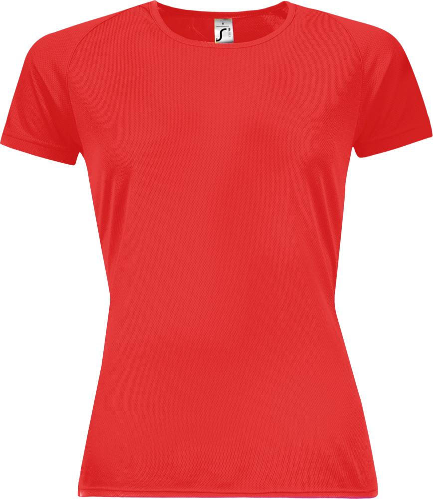 Футболка женская Sporty Women 140 красная, размер L-1