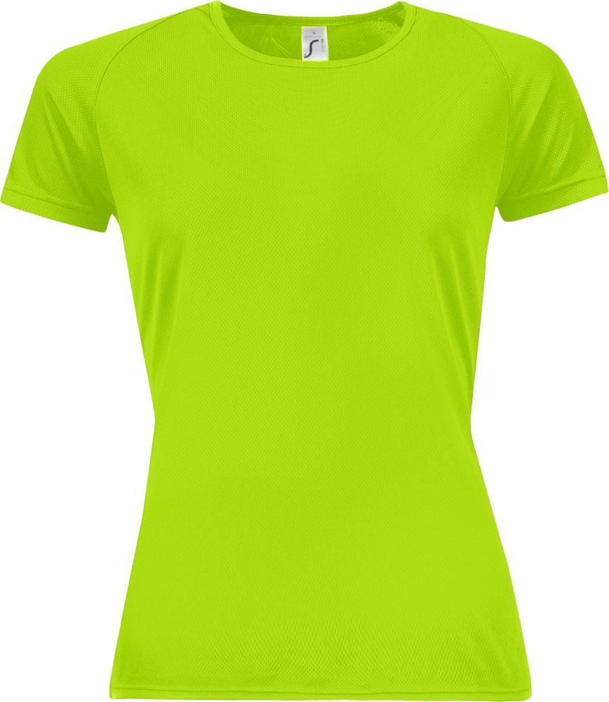 Футболка женская Sporty Women 140 зеленый неон, размер L-1