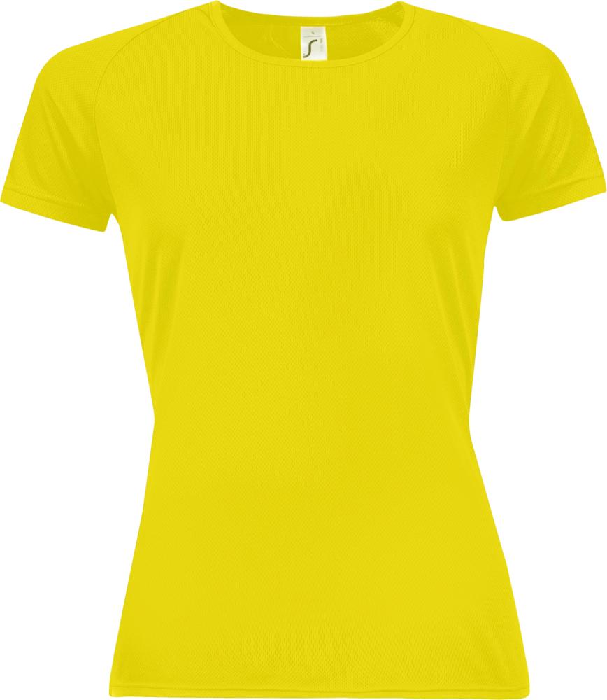 Футболка женская Sporty Women 140 желтый неон, размер L-1