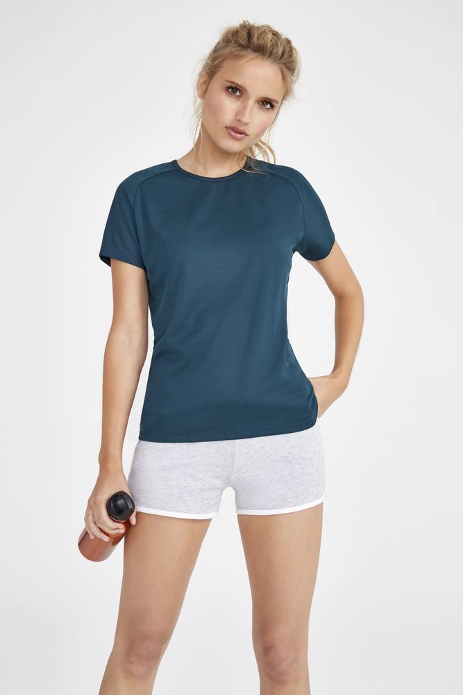Футболка женская Sporty Women 140 черная, размер L-5