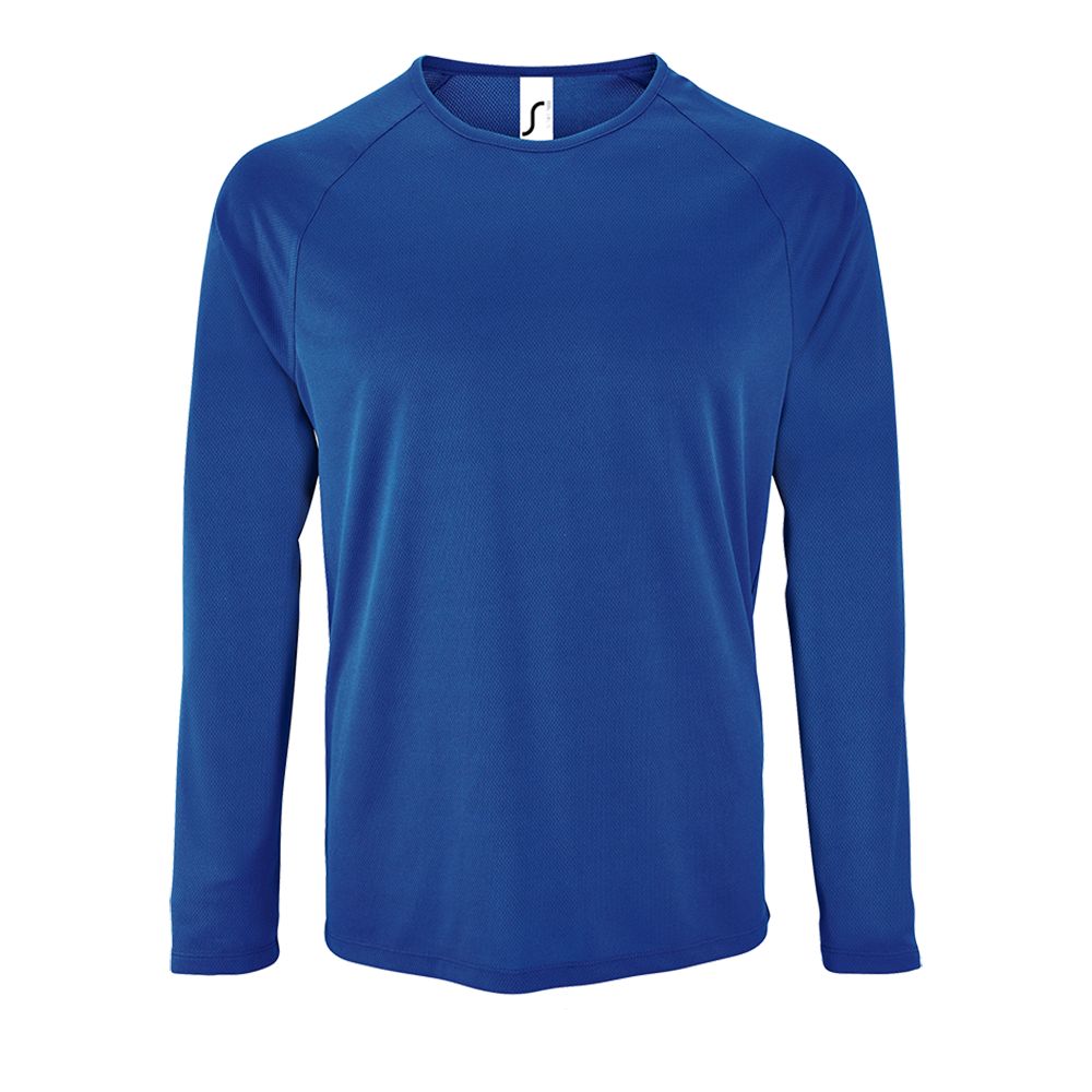 Футболка с длинным рукавом Sporty LSL Men ярко-синяя, размер 3XL-1