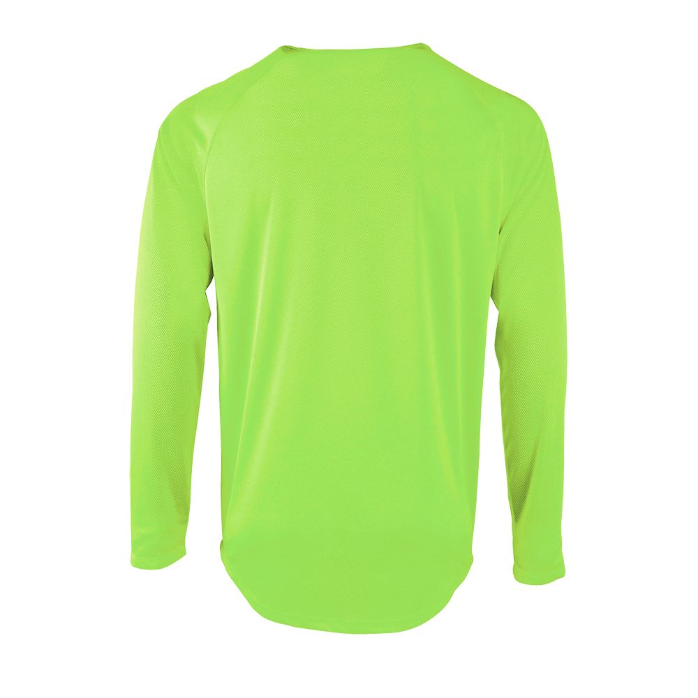 Футболка с длинным рукавом Sporty LSL Men неоново-зеленая, размер 3XL-2