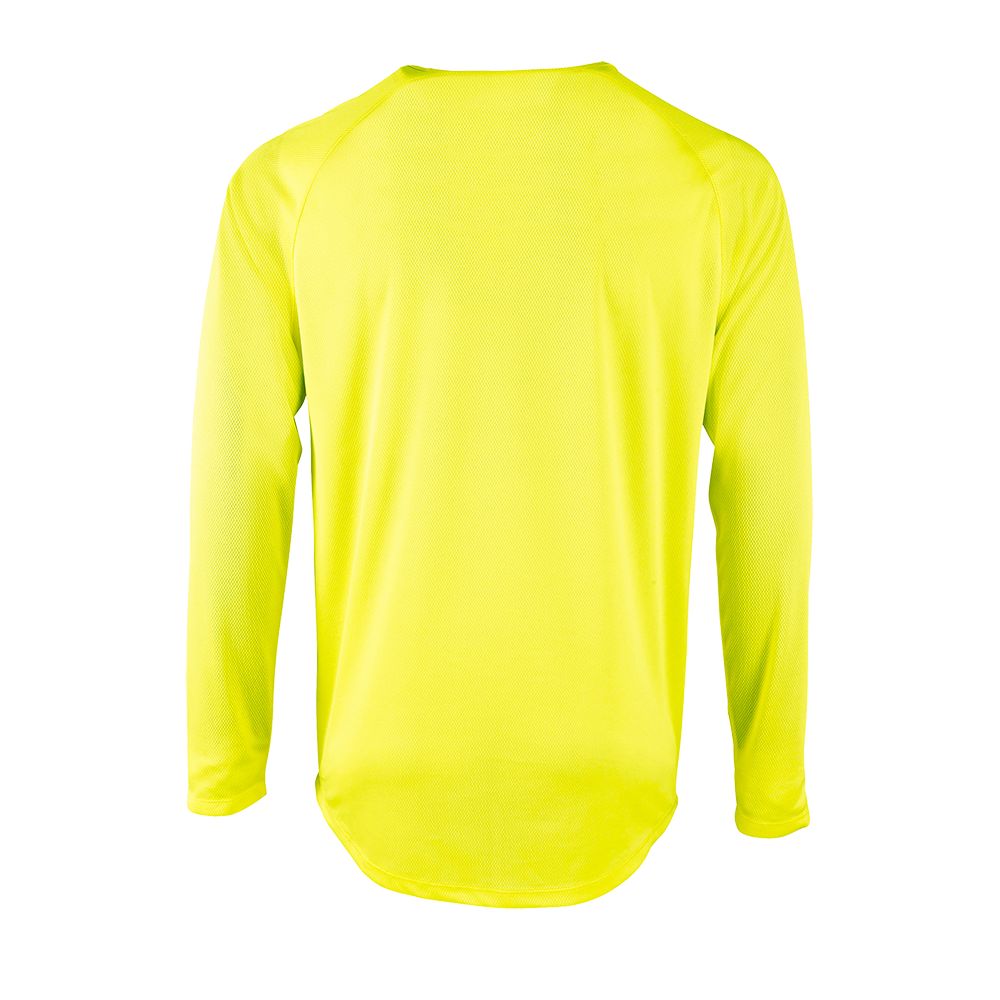Футболка с длинным рукавом Sporty LSL Men желтый неон, размер 3XL-2