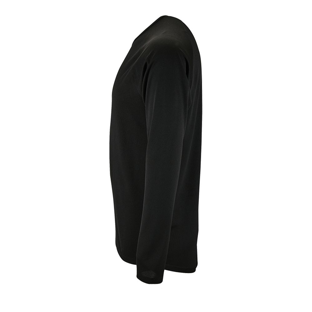 Футболка с длинным рукавом Sporty LSL Men черная, размер 3XL-3