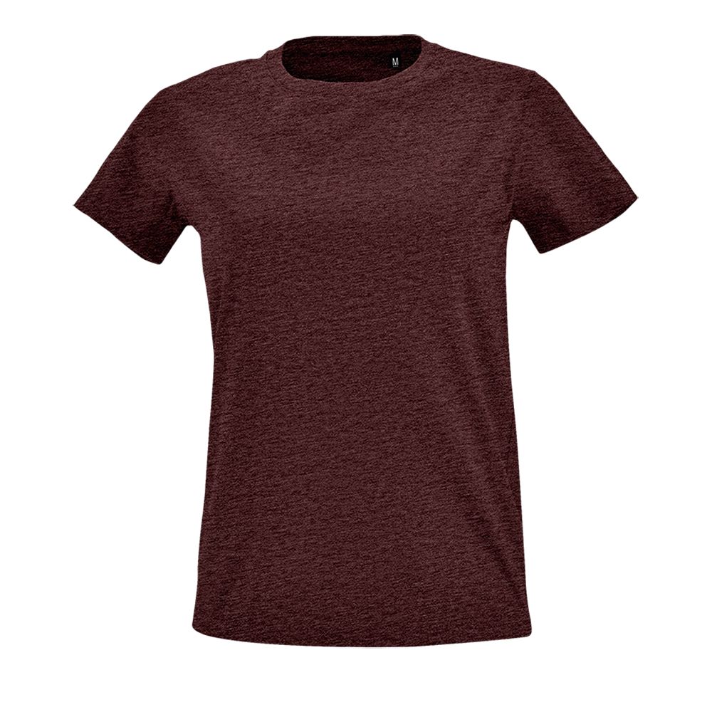 Футболка женская Imperial Fit Women бордовый меланж, размер L-1
