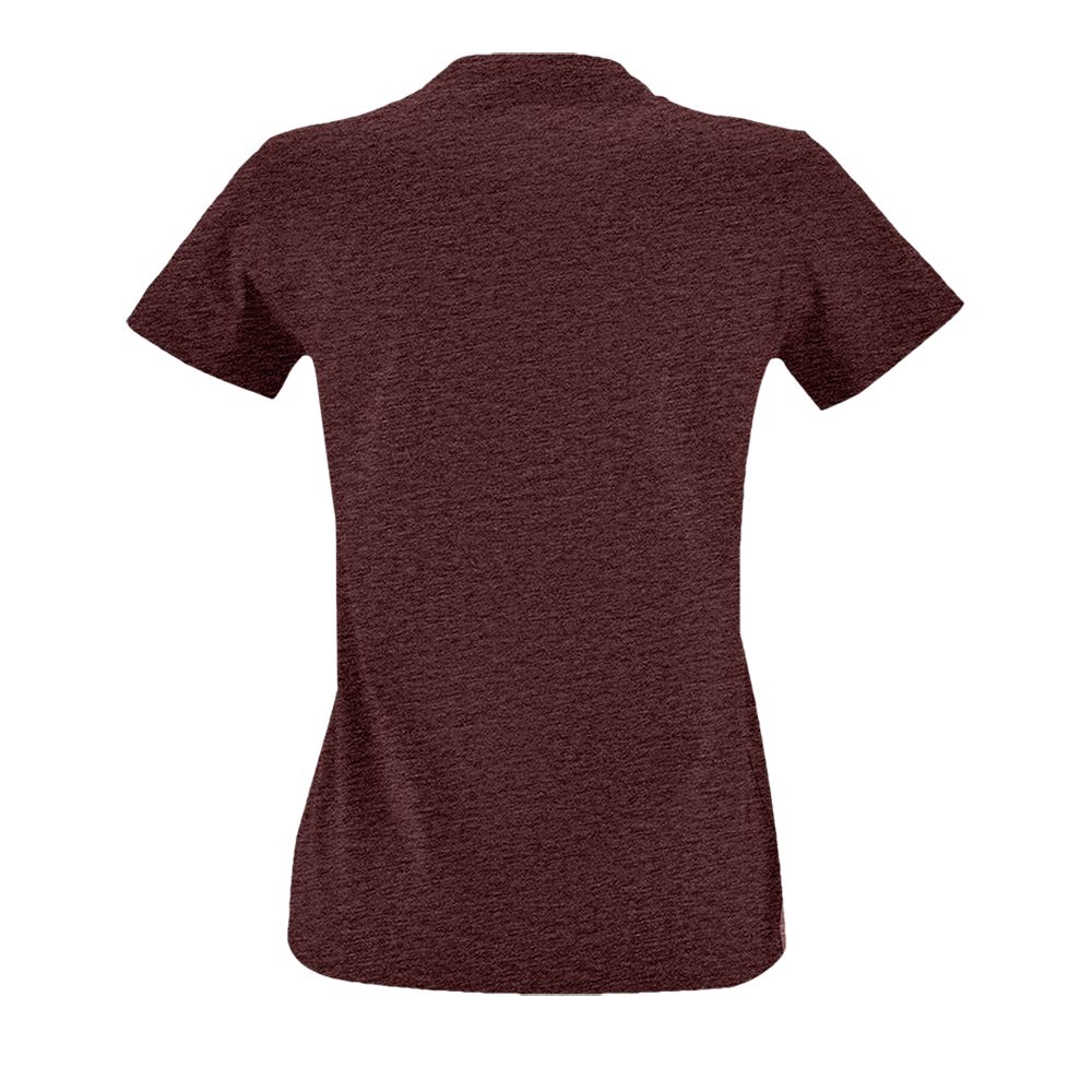 Футболка женская Imperial Fit Women бордовый меланж, размер L-2