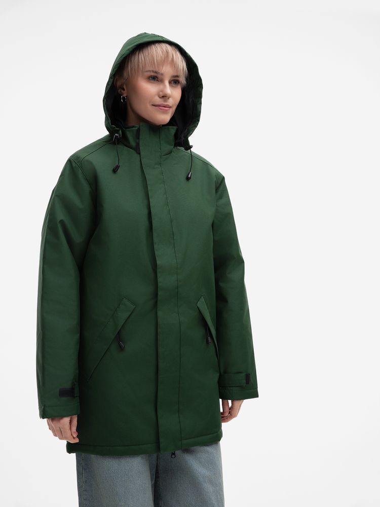 Куртка на стеганой подкладке Robyn, темно-зеленая, размер 3XL-9