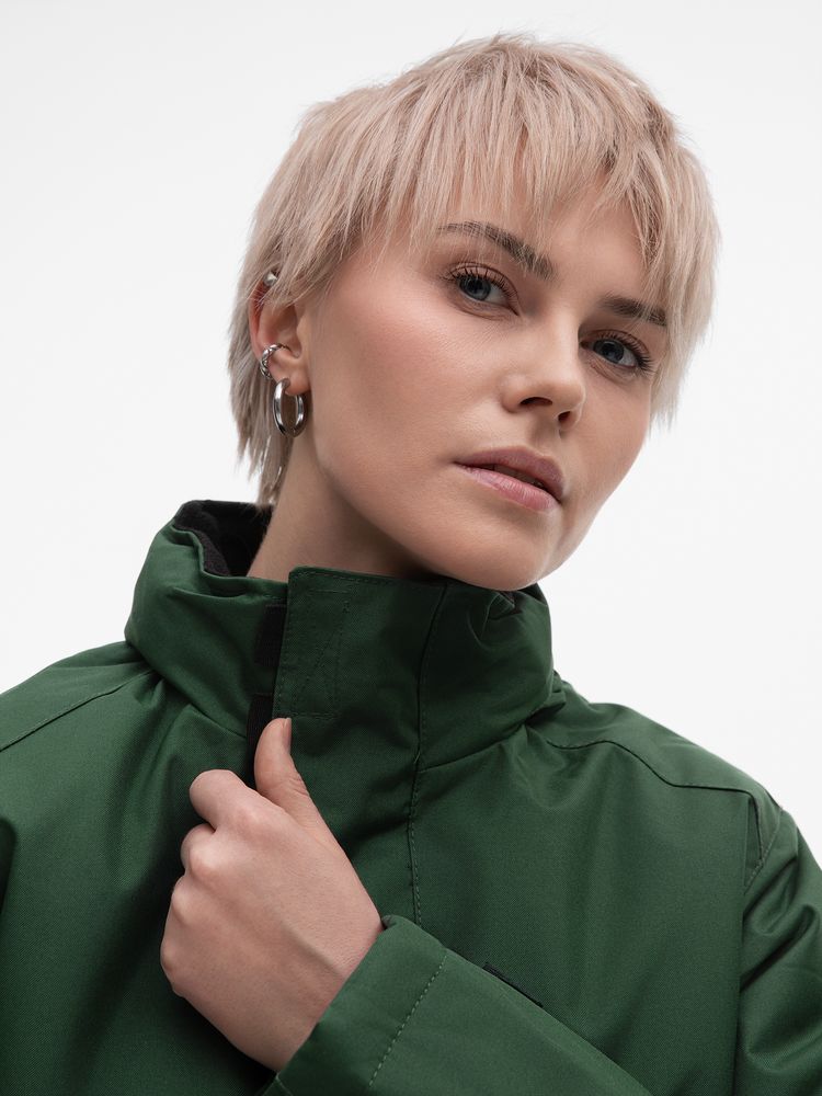 Куртка на стеганой подкладке Robyn, темно-зеленая, размер 3XL-11