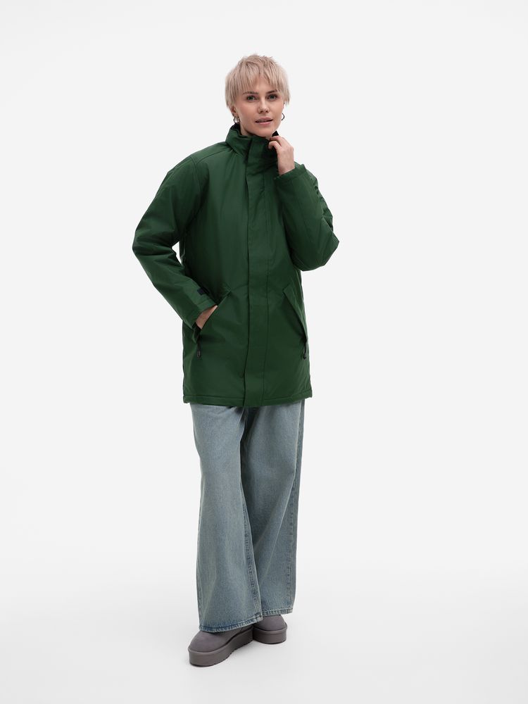 Куртка на стеганой подкладке Robyn, темно-зеленая, размер 3XL-12