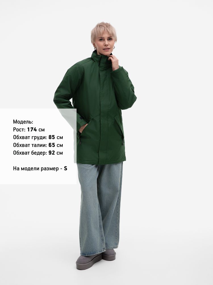 Куртка на стеганой подкладке Robyn, темно-зеленая, размер 3XL-13