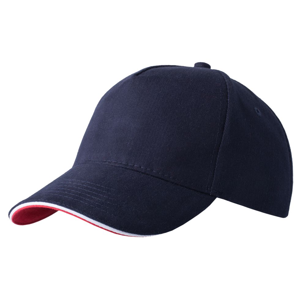 Бейсболка Longchamp, темно-синяя-1