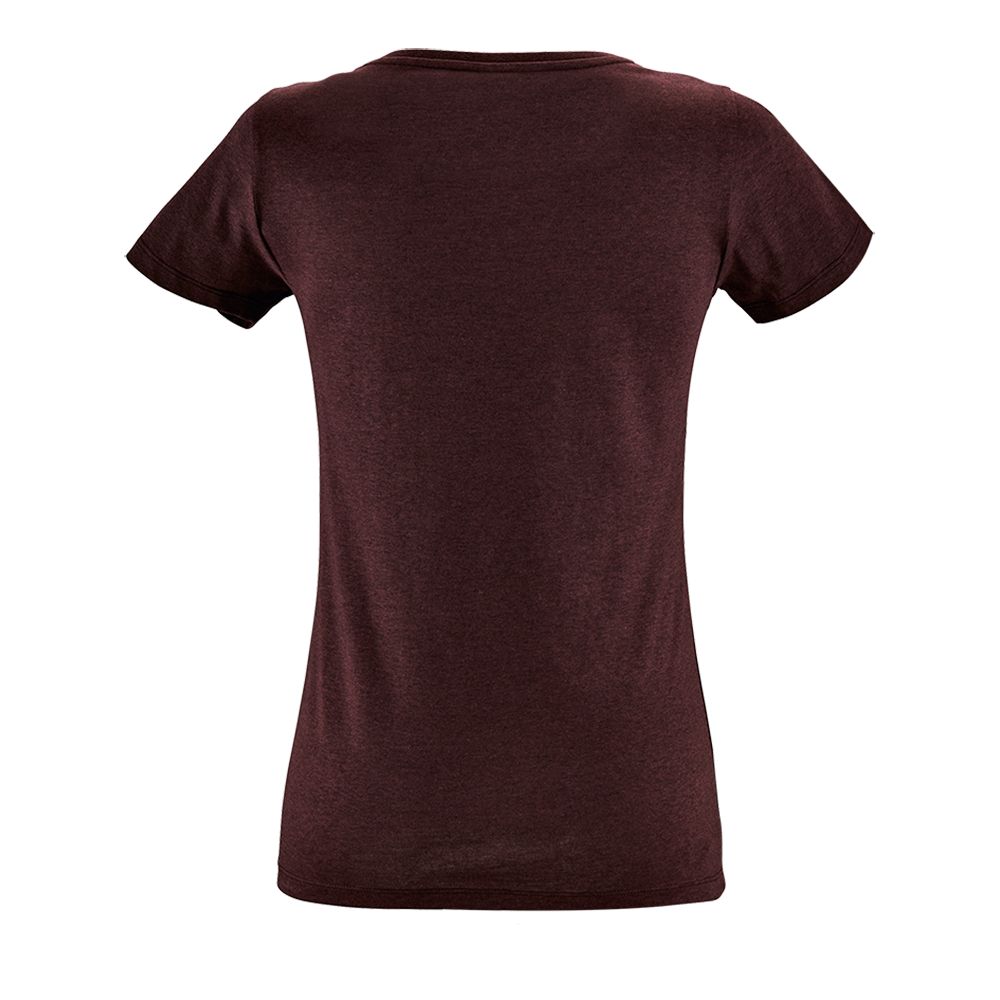 Футболка женская Regent Fit Women бордовый меланж, размер L-2