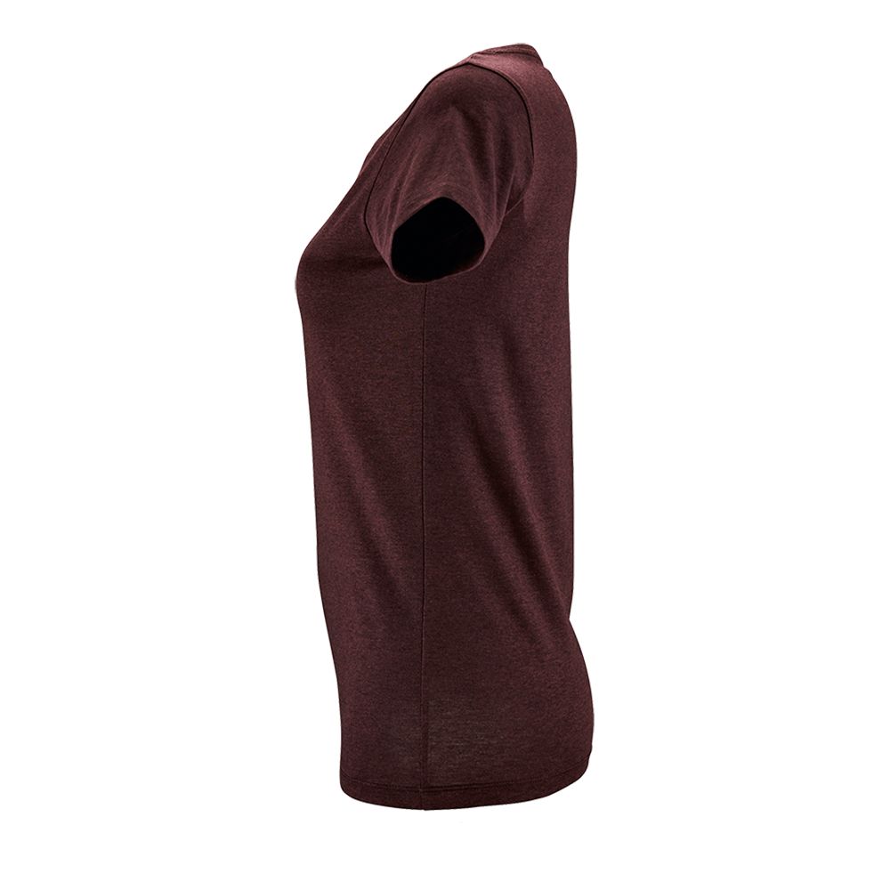 Футболка женская Regent Fit Women бордовый меланж, размер L-3