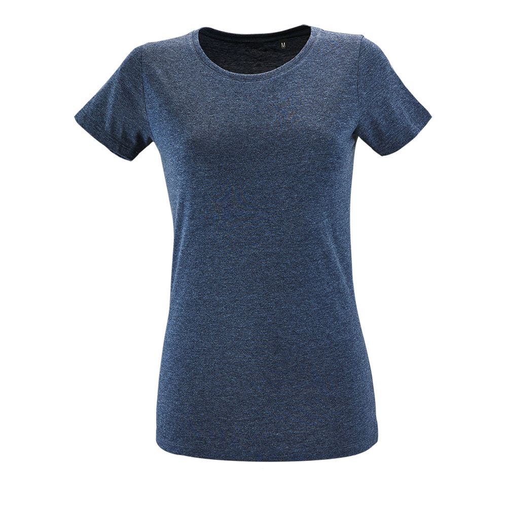 Футболка женская Regent Fit Women синий меланж, размер L-1