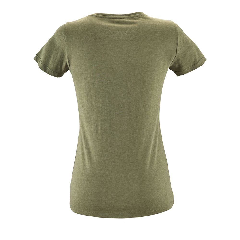 Футболка женская Regent Fit Women меланж хаки, размер S-2