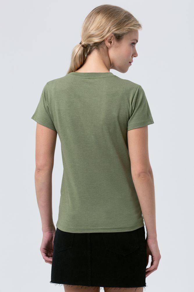 Футболка женская Regent Fit Women меланж хаки, размер S-5