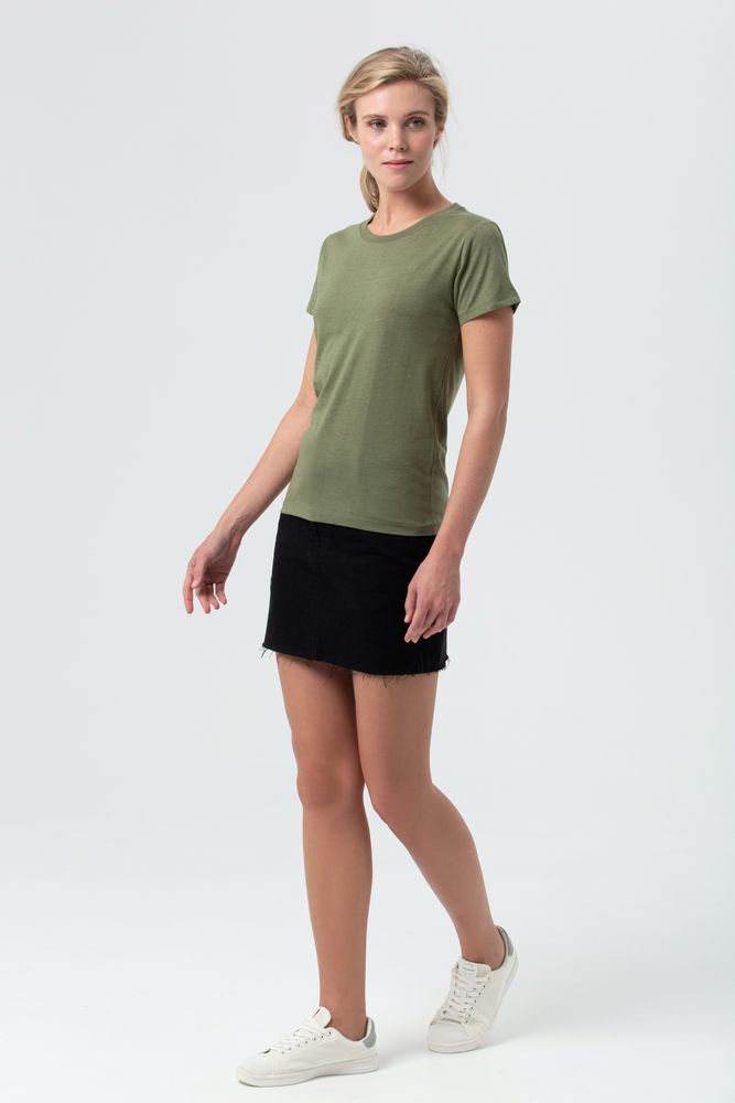 Футболка женская Regent Fit Women меланж хаки, размер S-7