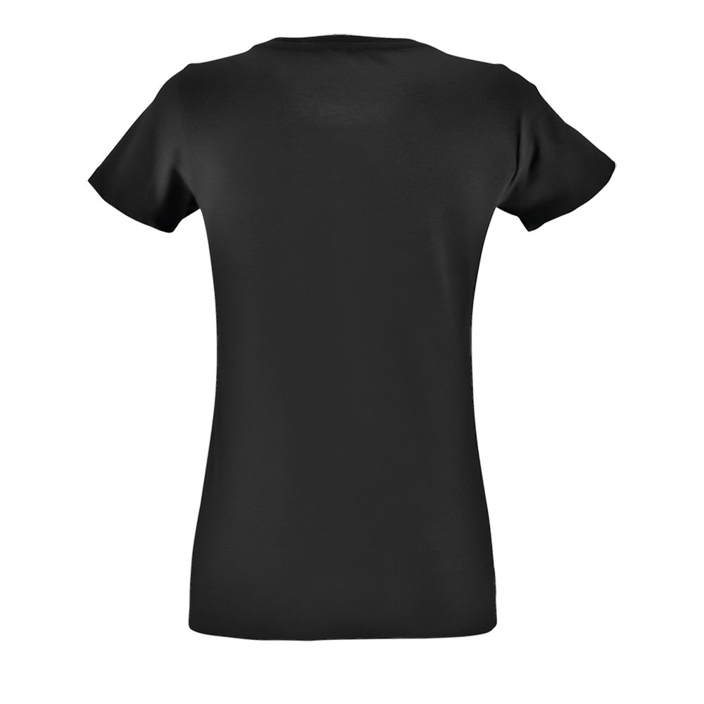 Футболка женская Regent Fit Women черная, размер L-2
