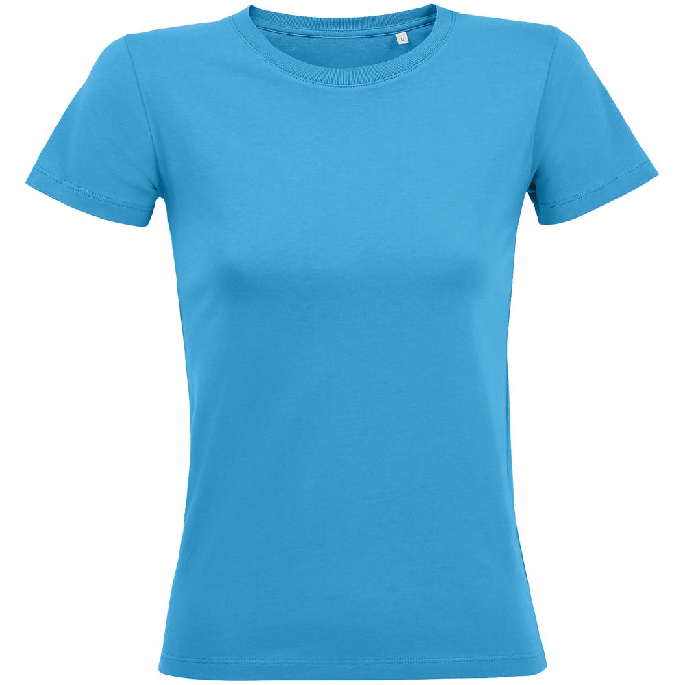 Футболка женская Regent Fit Women, ярко-бирюзовая, размер L-1