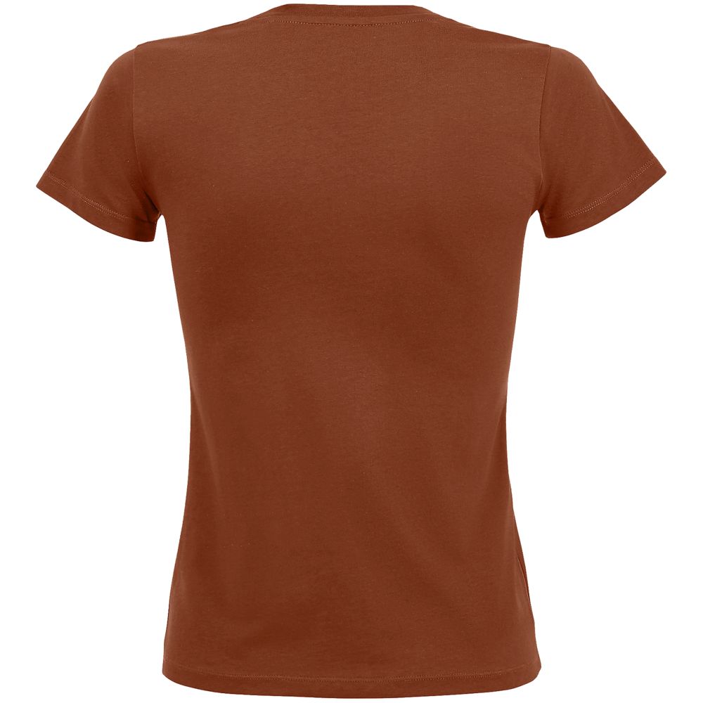 Футболка женская Regent Fit Women, коричневая (терракотовая), размер L-2