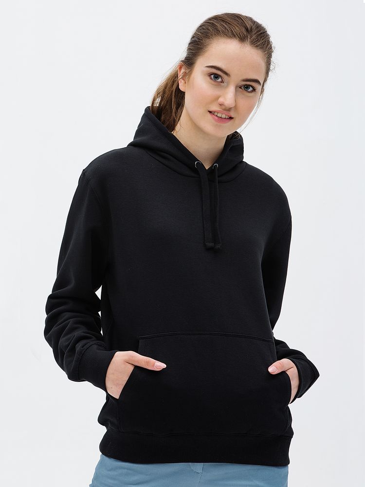 Толстовка унисекс Spencer черная, размер 3XL-4