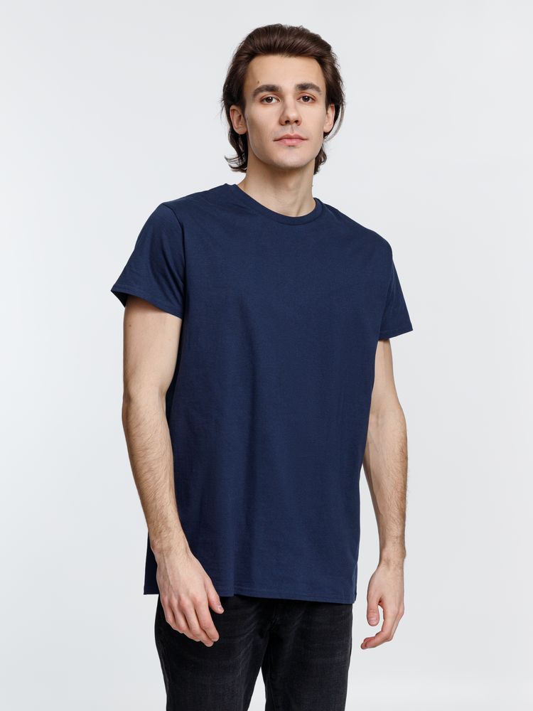 Футболка мужская Pioneer Men, темно-синяя, размер 3XL-5