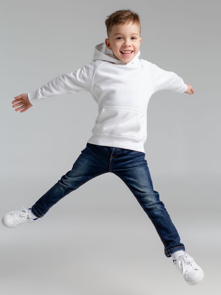 Толстовка детская Stellar Kids, белая, на рост 96-104 см (4 года)-7