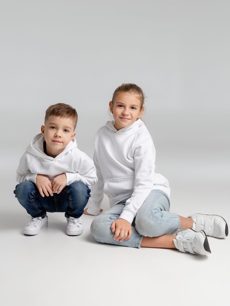 Толстовка детская Stellar Kids, белая, на рост 96-104 см (4 года)-11
