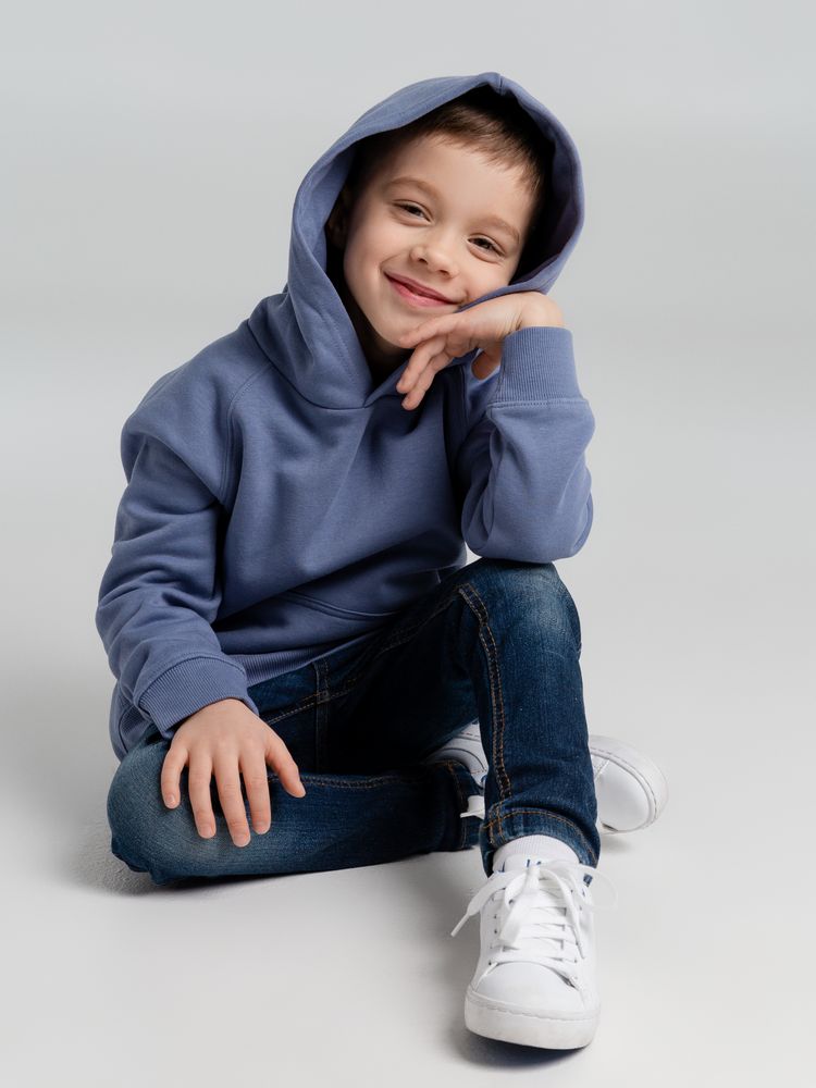 Толстовка детская Stellar Kids, синяя, на рост 96-104 см (4 года)-7