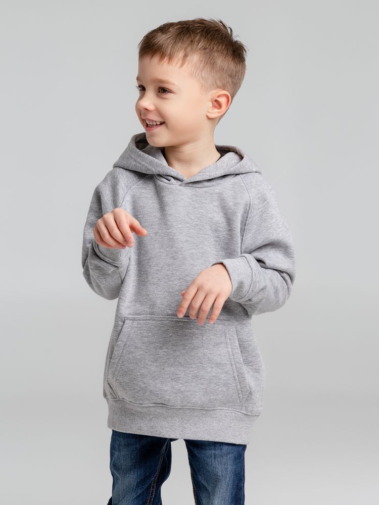Толстовка детская Stellar Kids, серый меланж, на рост 96-104 см (4 года)-4