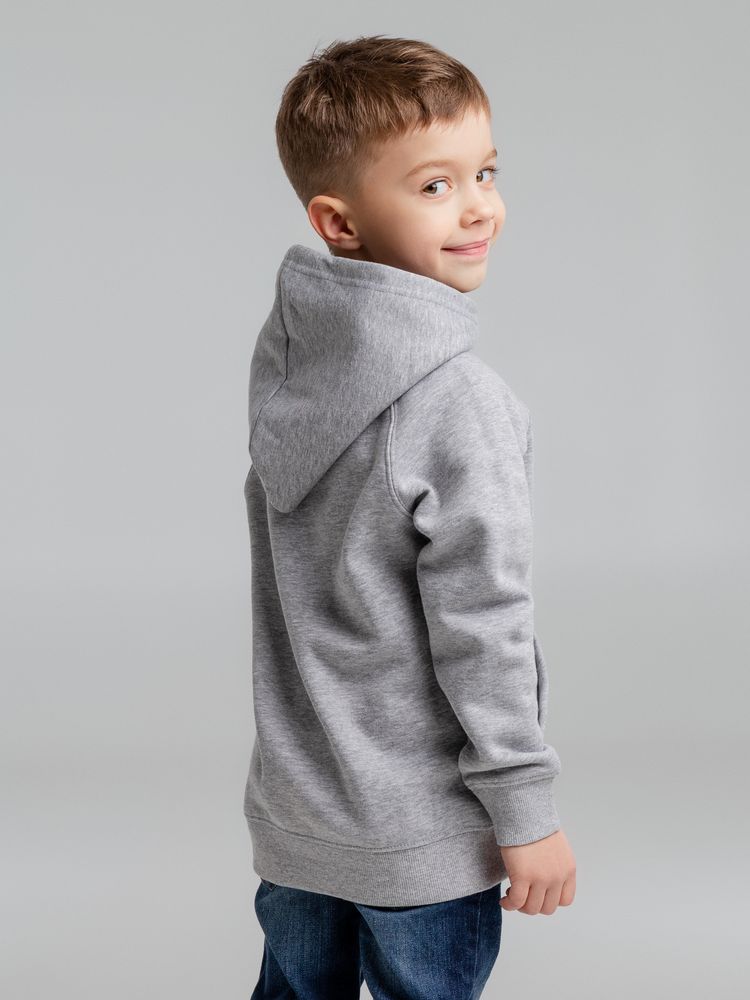 Толстовка детская Stellar Kids, серый меланж, на рост 96-104 см (4 года)-6