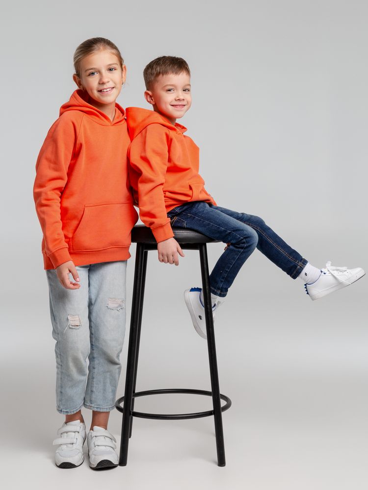Толстовка детская Stellar Kids, оранжевая, на рост 96-104 см (4 года)-10