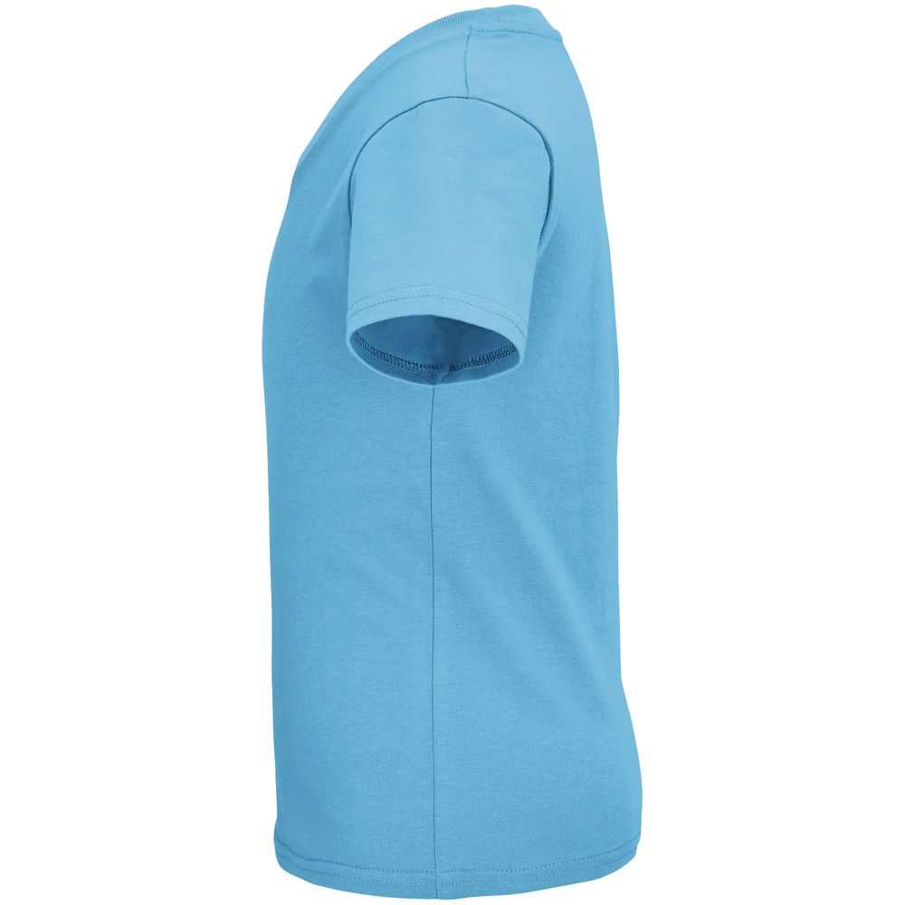 Футболка детская Pioneer Kids, бирюзовая, на рост 96-104 см (4 года)-3
