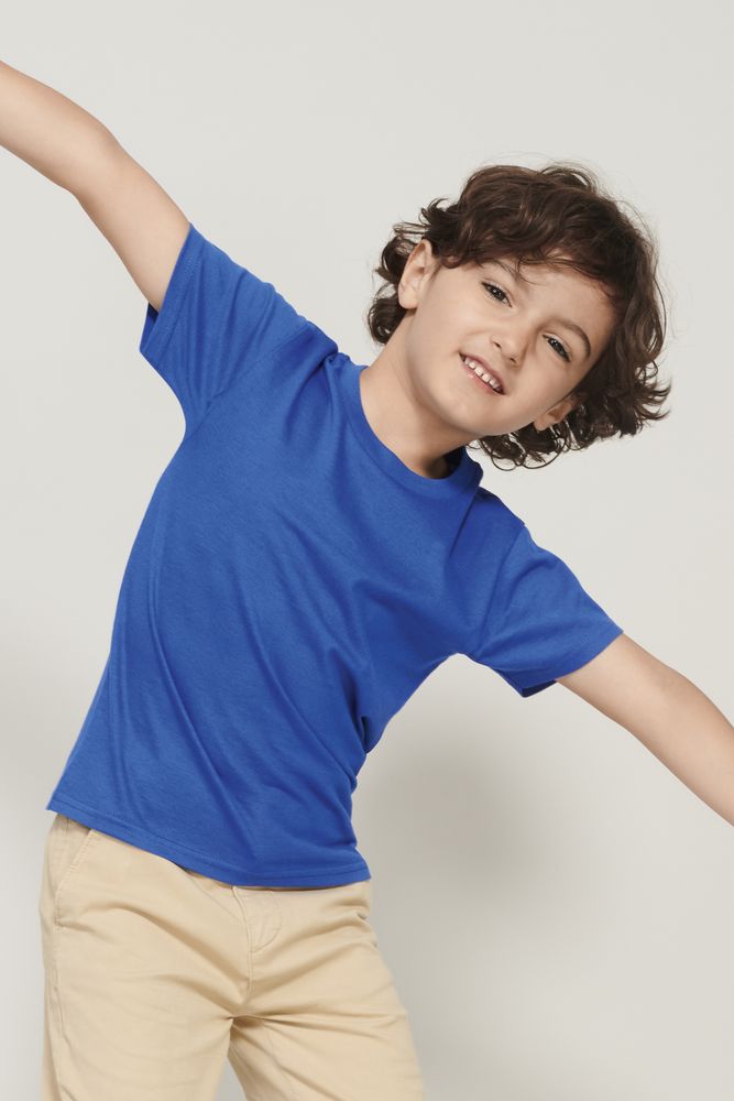 Футболка детская Pioneer Kids, бирюзовая, на рост 96-104 см (4 года)-4