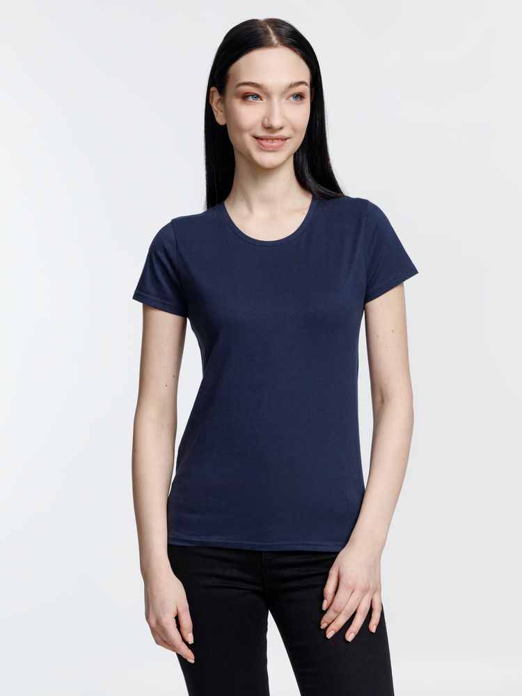Футболка женская Pioneer Women, темно-синяя, размер 3XL-5