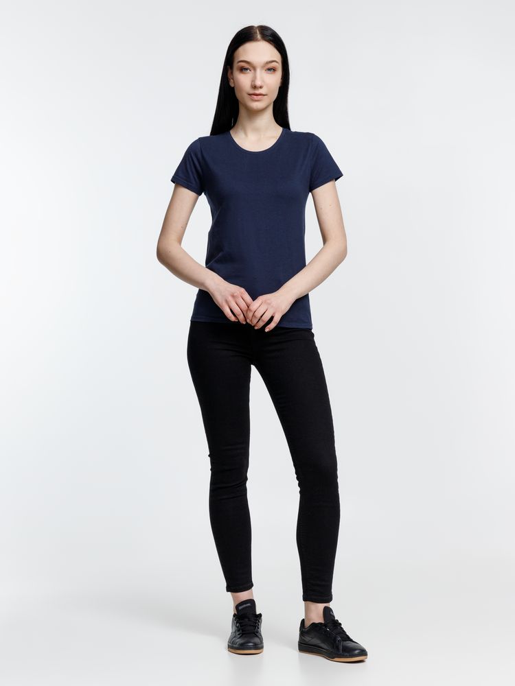 Футболка женская Pioneer Women, темно-синяя, размер 3XL-7