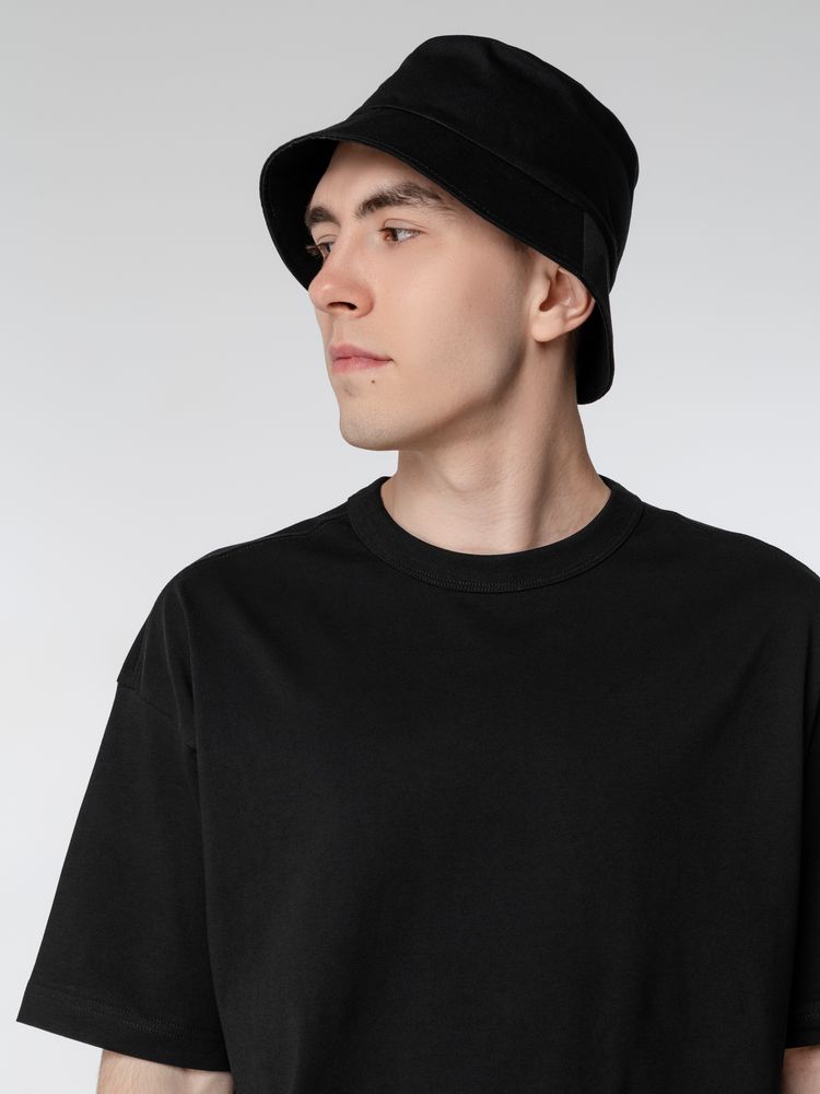 Футболка оверсайз мужская Boxy Men, черная, размер L-6