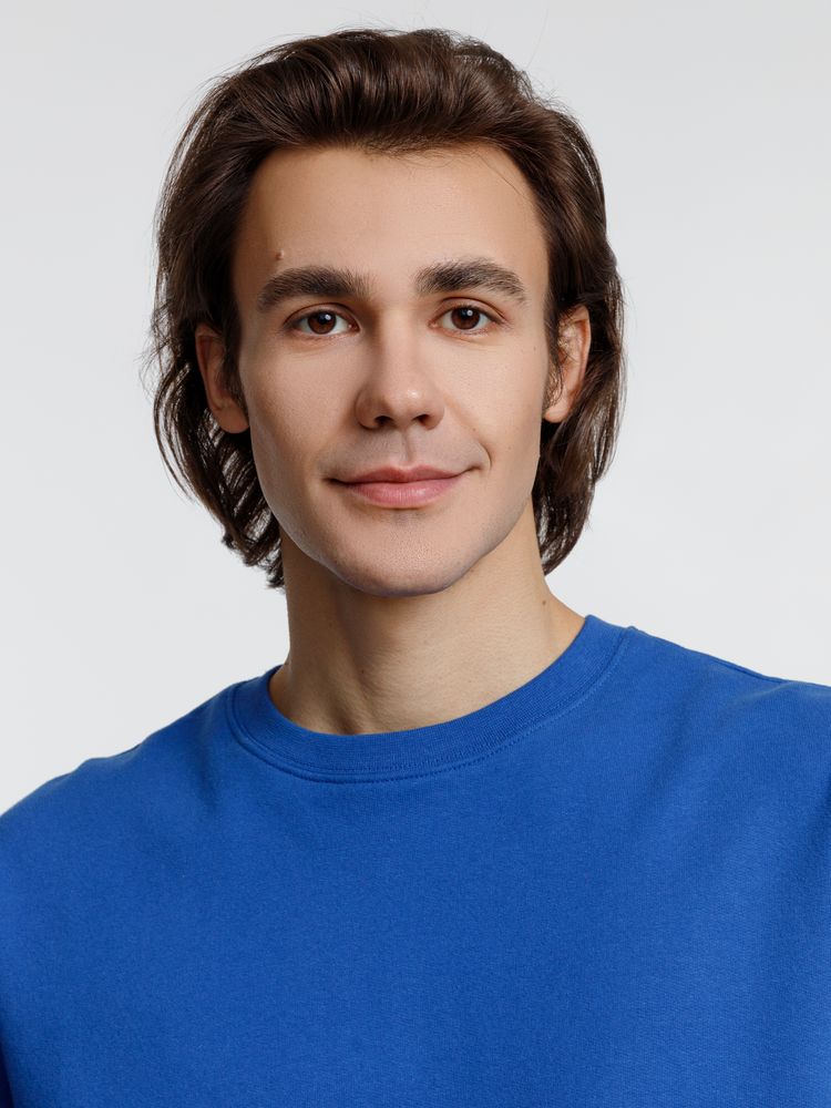 Свитшот унисекс Columbia, ярко-синий, размер 3XL-8