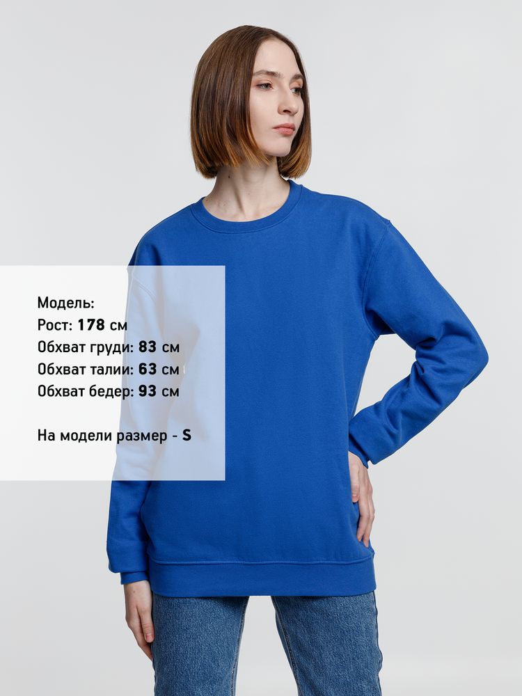 Свитшот унисекс Columbia, ярко-синий, размер 3XL-9