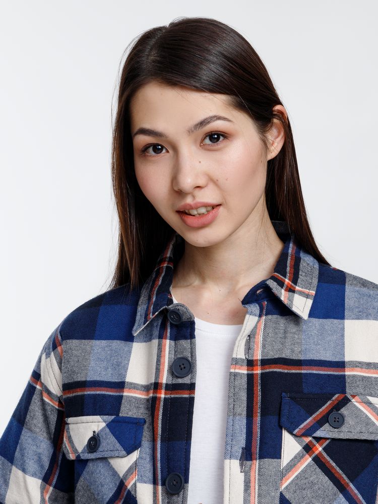 Куртка-рубашка оверсайз унисекс Noah, синяя, размер XS/S-12